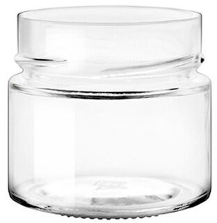 Vaso vetro 156 ml diam. 45 mm da capsula con bordo alto (24 pz.) - Tom Press