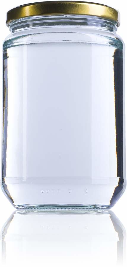 Envase de vidrio 85 c.c. con tapa de corcho