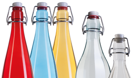 Botellas de vidrio para el agua, Made in EU
