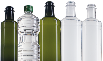 Tappo plastica verde per bottiglia da 250 ml